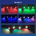4 pcs 2 pouces LED Tail Dome Light application Contrôle 9 * 4W LED ROCK LIGHT CAR MINI RGBW RV ROCK LED LED